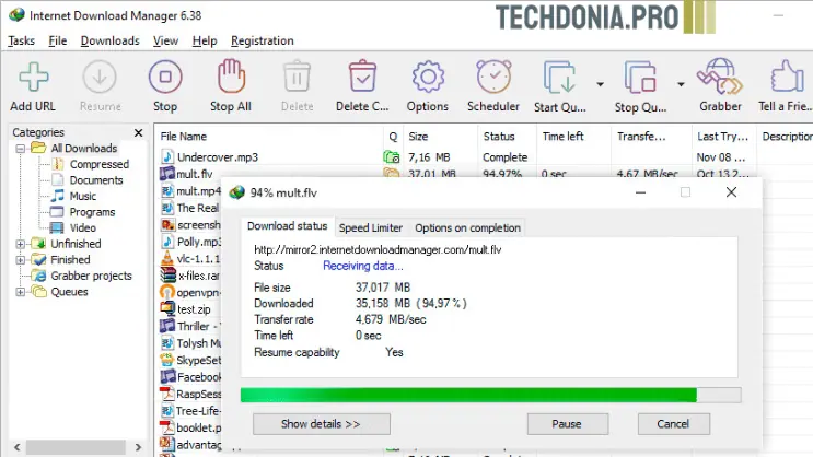 مدراء التحميل تحميل برنامج IDM 6.42 Build 1 Portable