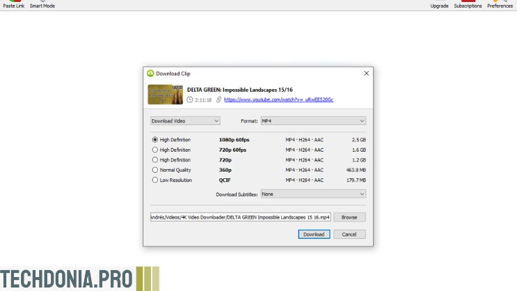 تحميل 4K Video Downloader