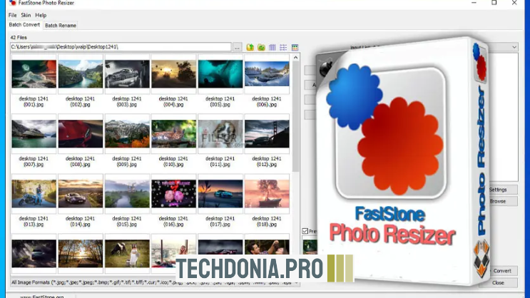 تحميل برنامج Faststone Photo Resizer 4.3